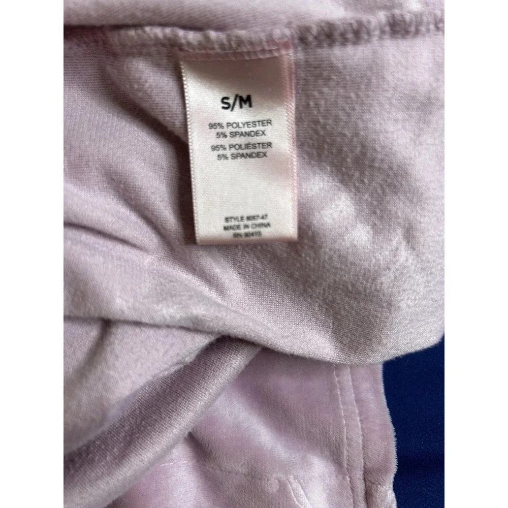 Womens Juicy Couture Pink Logo Bath Robe W Tie Size‎ Small Medium Adjustable S/M